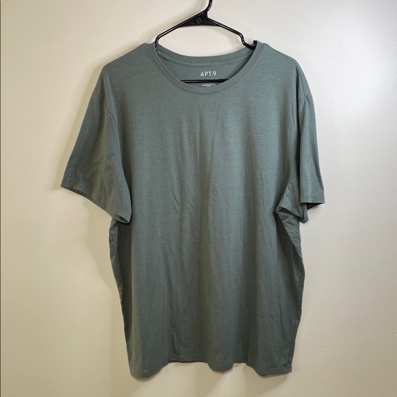Apt. 9 Green Short Sleeve Tee Soft Cotton - Picture 1 of 5
